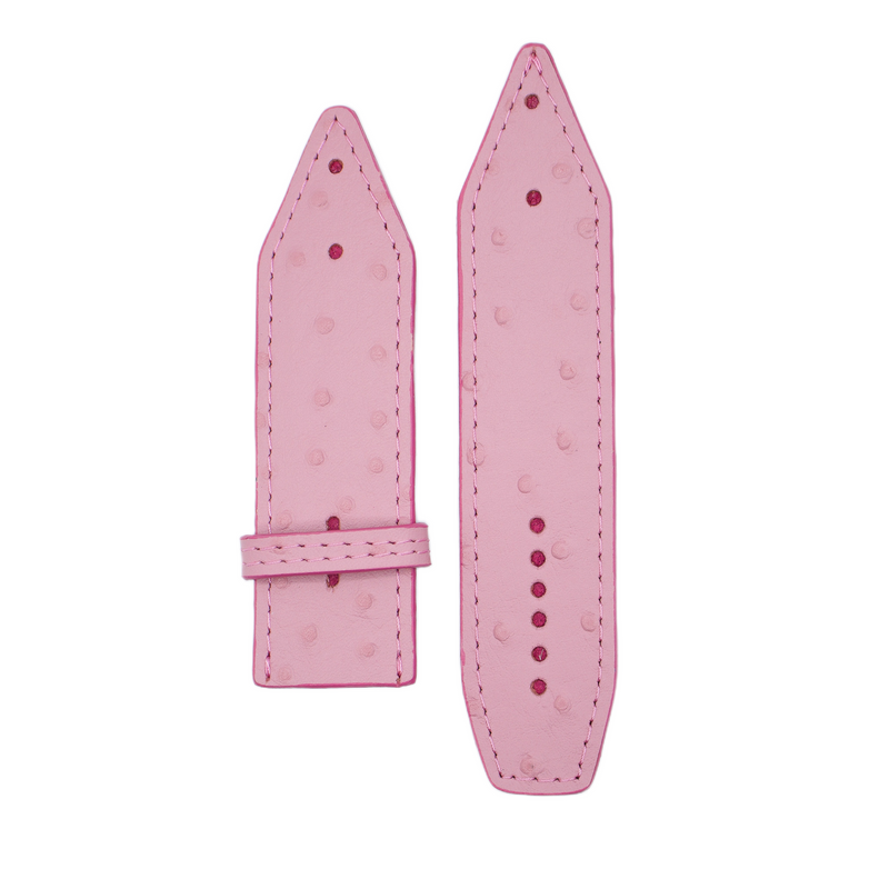 Re-Spark'l - Luxe Tulip Ostrich with tulip sleek Sivella Watchband (Size 3, Apple watch 38-41mm)