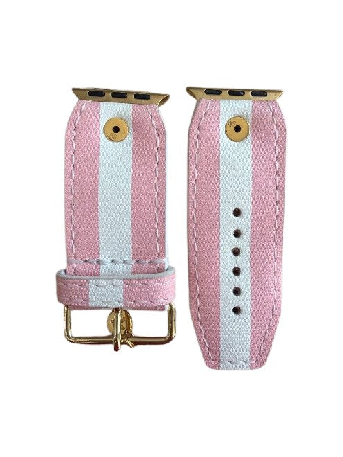 ReSpark*l - White and Pink Rigatella Sivella (Size 1, Apple Watch 38-41mm)