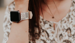 Louis Vuitton Double Wrap Apple Watch Band / Reclaimed LV Bag