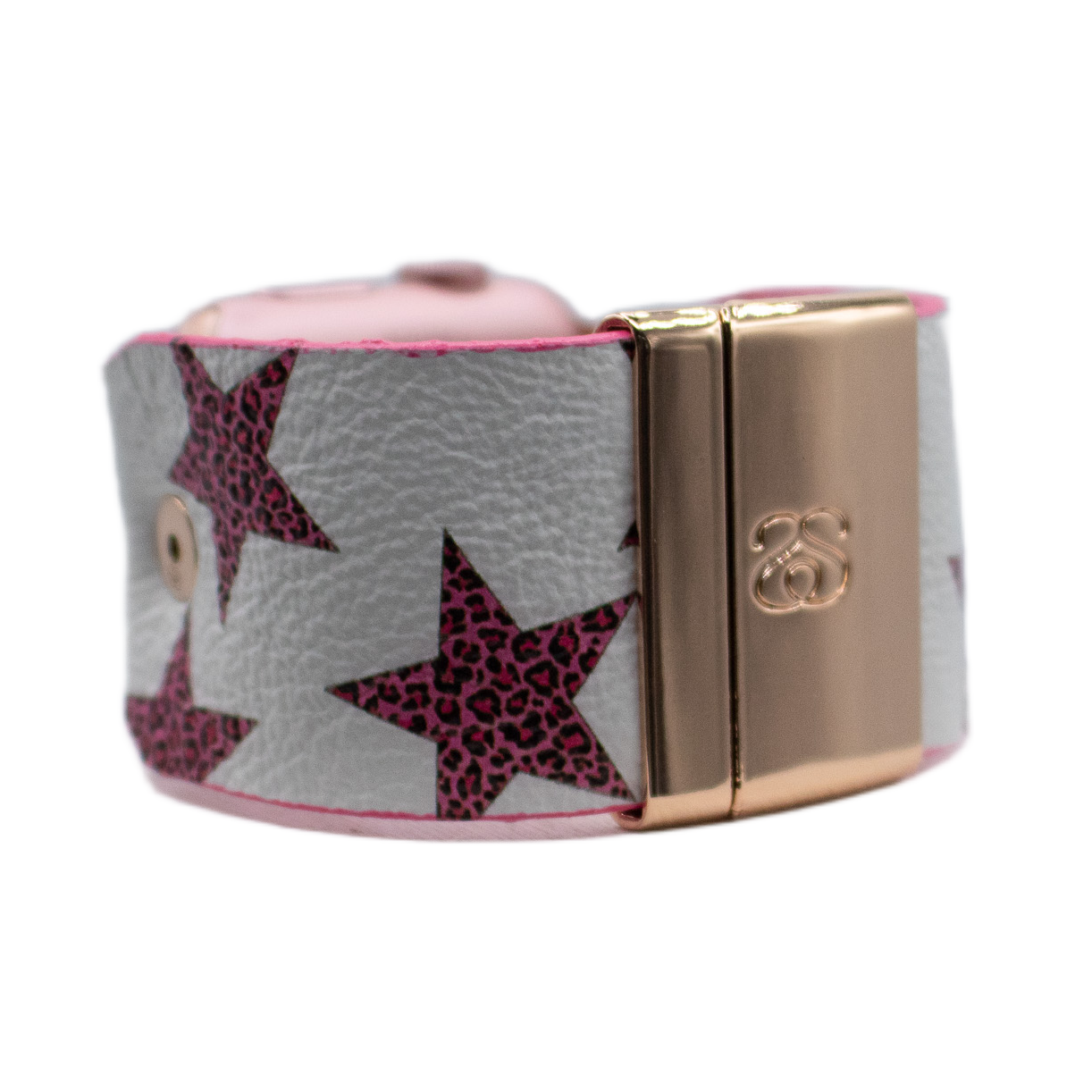 Hot Pink Leopard Stars Watchlet