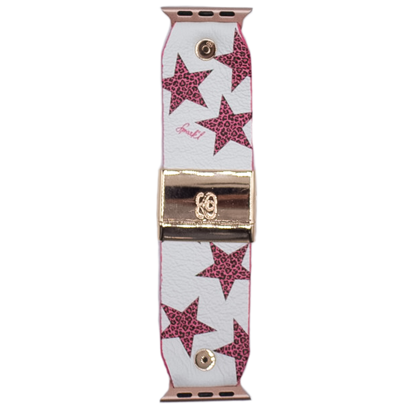 Hot Pink Leopard Stars Watchlet