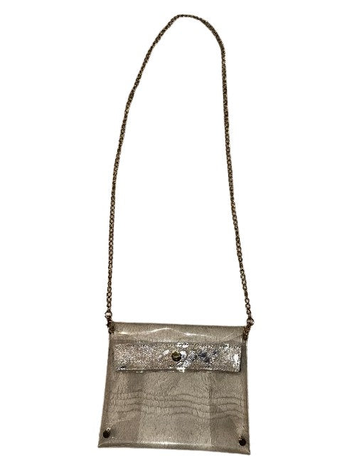 ReSpark*l - Luxe Silver Orelian Large Clear Cross Body Purse