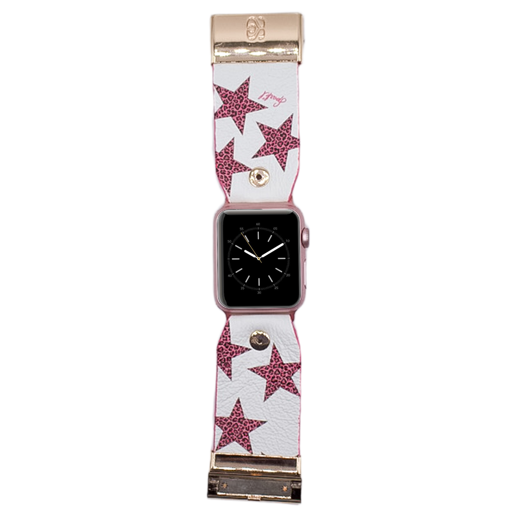 Hot Pink Leopard Stars Watchlet