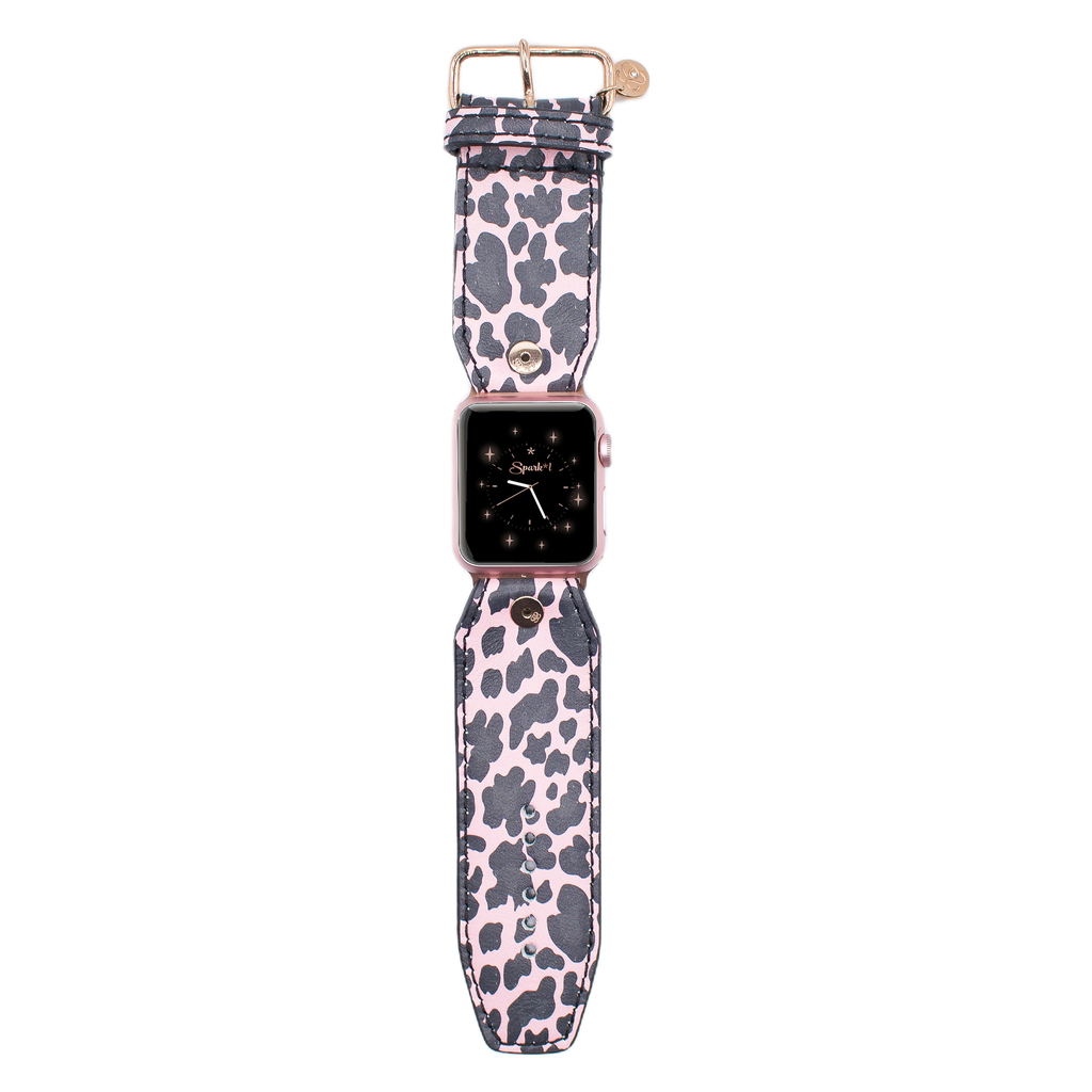 Pink & Black Leopard Sivella Watchband – Spark*l display picture 1