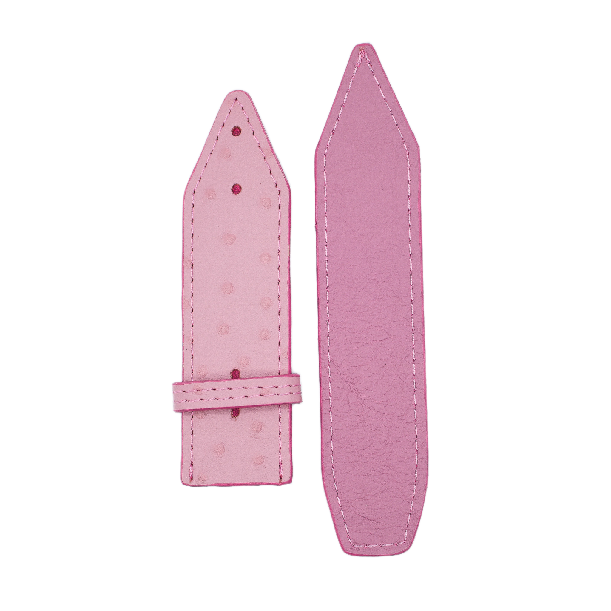 Re-Spark'l - Luxe Tulip Ostrich with tulip sleek Sivella Watchband (Size 3, Apple watch 38-41mm)