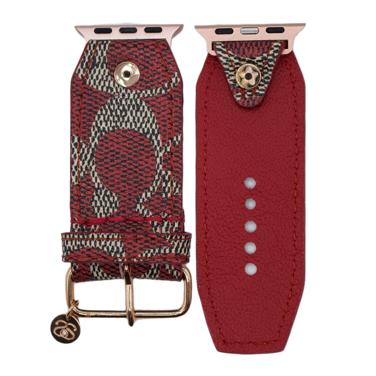 Upcycled Red Coach Sivella Watchband – Spark*l
