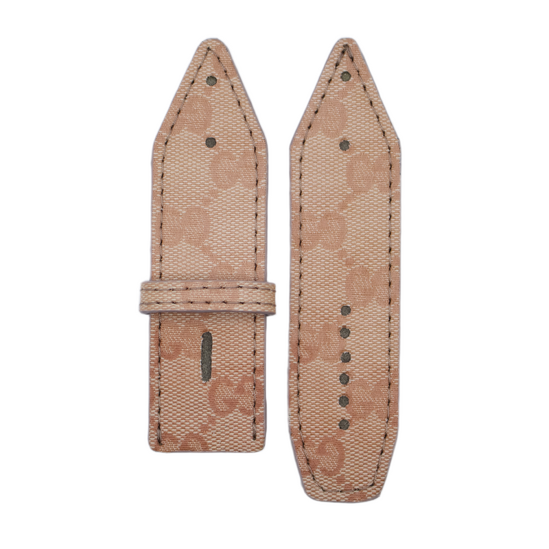 ReSpark*l - Upcycled Blush Crystal Monogram GG Sivella Watchband (Size 2, Apple Watch 38-41mm)