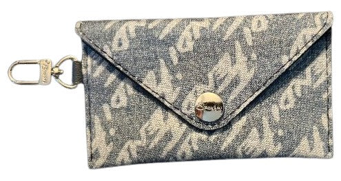 ReSpark*l -  Upcycled Retro Fendi Denim Envelope Wallet