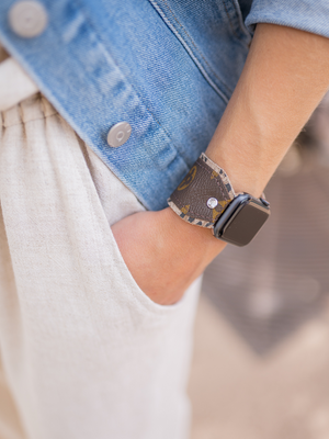 Louis Vuitton, Accessories, Custom Fitbit Versa 2 Louis Vuitton Watch Band