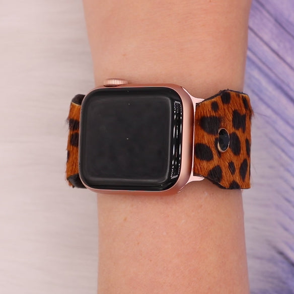 The Smart Minimalist - Upcycled LV Apple Watch Band 38-44mm